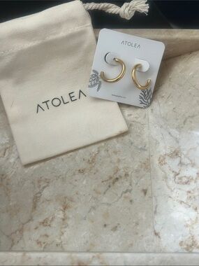 Atolea Gold hoops